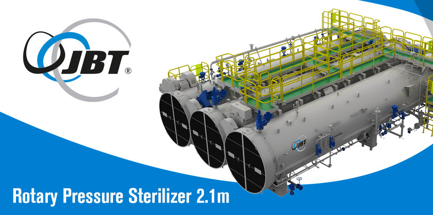 JBT CORPORATION INTRODUCES HIGH CAPACITY, CONTINUOUS ROTARY PRESSURE STERILIZER